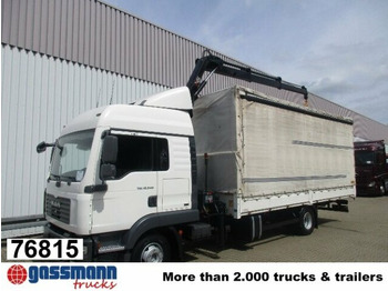 Камион с брезент MAN TGL 12.240