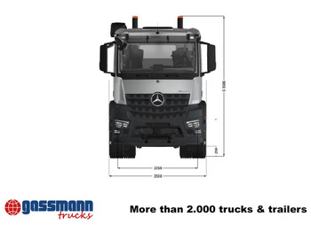 Нови Шаси кабина Mercedes-Benz Arocs 3253 L 8x4/4, MultimediaCockpit, Navi,: снимка 3