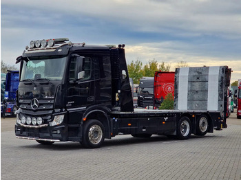 Автовоз камион Mercedes-Benz Actros 2553 6x2 - Flabad hydraulic ramps/extension - Winch - Camera - Machine mover: снимка 4 Автовоз камион Mercedes-Benz Actros 2553 6x2 - Flabad hydraulic ramps/extension - Winch - Camera - Machine mover: снимка 4