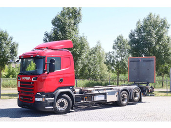 Контейнеровоз/ Сменна каросерия камион SCANIA R 580
