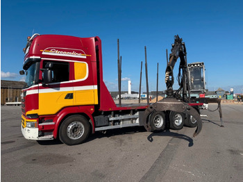 Камион с кран SCANIA R 580