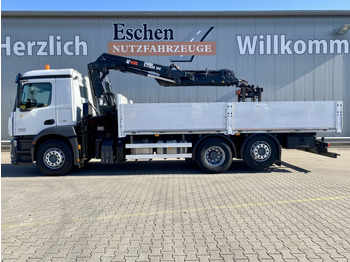 Бордови камион, Камион с кран Mercedes-Benz 2533 L 6x2 / HIAB X-HIDUO 188/ES-3 Kran: снимка 2