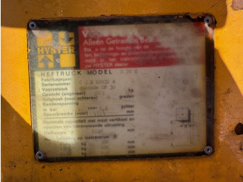 Телескопичен товарач Hyster H 70 C: снимка 5