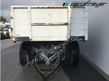 Бордово ремарке/ Платформа HEUSER 2 Achs Anhänger Baustoffanhänger: снимка 5