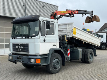 Лизинг на MAN F90 18.232 FK 2-Achs Kipper Kran Palf. PK 8000  MAN F90 18.232 FK 2-Achs Kipper Kran Palf. PK 8000: снимка 1