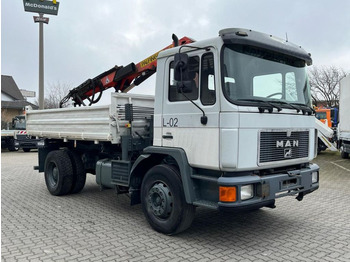 Лизинг на MAN F90 18.232 FK 2-Achs Kipper Kran Palf. PK 8000  MAN F90 18.232 FK 2-Achs Kipper Kran Palf. PK 8000: снимка 2