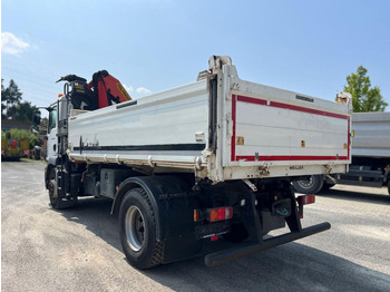 Самосвал камион, Камион с кран MAN TG-M 18.340 4x2  2-Achs Kipper Kran Palf. PK 130: снимка 4