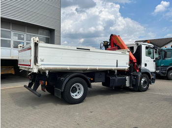 Самосвал камион, Камион с кран MAN TG-M 18.340 4x2  2-Achs Kipper Kran Palf. PK 130: снимка 4