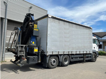 Камион с кран MAN TG-S 26.360 6x2-2LL Pritsche Heckkran 34m/to, Ji: снимка 5