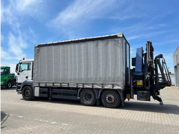 Камион с кран MAN TG-S 26.360 6x2-2LL Pritsche Heckkran 34m/to, Ji: снимка 4