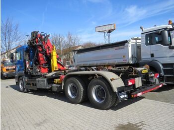 Камион с кран, Мултилифт с кука камион MAN TG-S 26.480 6x4 Abrollkipper mit Kran: снимка 1