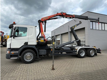 Мултилифт с кука камион, Камион с кран Scania P 360 6x2 Abrollkipper mit Kran Lift/Lenkachse Scania P 360 6x2 Abrollkipper mit Kran Lift/Lenkachse: снимка 3