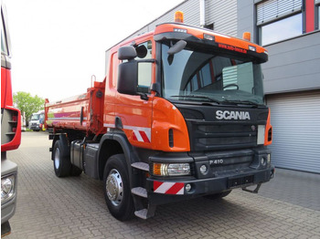 Самосвал камион Scania P 410 4x2 2-Achs Kipper Meiller Bordmatik: снимка 2