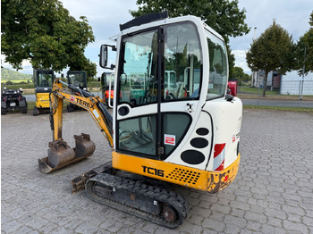 Мини багер Terex TC 16, Bj 2010, 4200 BH, SWE, 2 TL, GL, Hammer: снимка 4