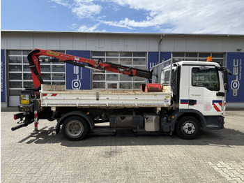 Бус самосвал MAN TGL 8.220 4x2 Kipper Kran Palfinger 7.001-K A: снимка 3