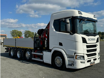 Камион с кран SCANIA R