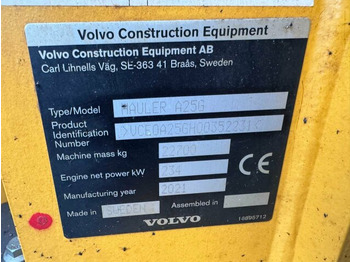 Строителна техника Volvo A25G Dumper 22,7 Ton 2.957 Stunden: снимка 5