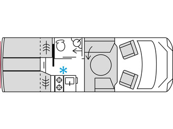 Полуинтегриран кемпер BÜRSTNER