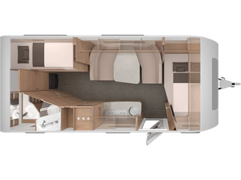 Каравана Knaus Südwind 580 QS 60 YEARS Kühlschrank 177l: снимка 2