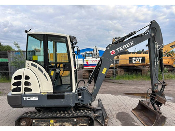Мини багер Terex TC 35 mit 3 Löffel: снимка 2