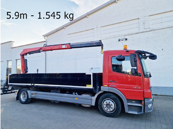 Камион с кран MERCEDES-BENZ Atego 1218