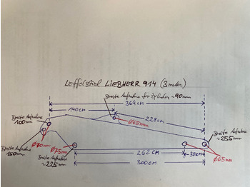 Рама/ Шаси за Багер Löffelstiel Liebherr 914: снимка 4 Рама/ Шаси за Багер Löffelstiel Liebherr 914: снимка 4