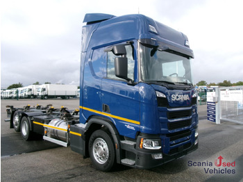 Контейнеровоз/ Сменна каросерия камион SCANIA R 410