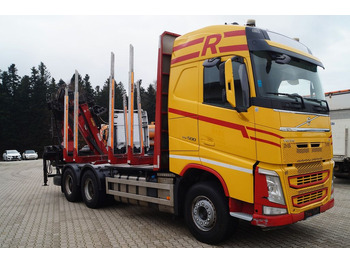 Камион за дърва, Камион с кран Volvo FH 500 Holztrans. mit Penz 12Z9 Holzkran: снимка 2