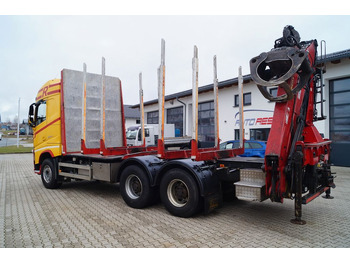 Камион за дърва, Камион с кран Volvo FH 500 Holztrans. mit Penz 12Z9 Holzkran: снимка 4