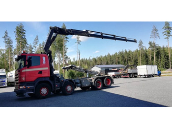 Камион с кран SCANIA R 420