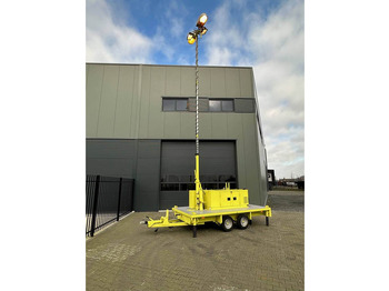 Електрогенератор Atlas-Copco Unique generator with light pole on trailer!: снимка 2