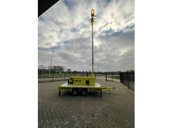 Електрогенератор Atlas-Copco Unique generator with light pole on trailer!: снимка 4