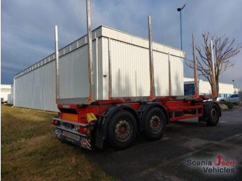 Ремарке за дърва RIEDLER RUH 327 - Holztransporter: снимка 1