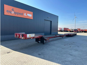 Нискорамна площадка полуремарке Broshuis 5ABSD-68/2, FIVE AXLE HYDRAULIC STEERED DOUBLE EXTENDABLE (27m) SEMI LOW LOADER: снимка 2