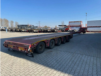 Нискорамна площадка полуремарке Broshuis 5ABSD-68/2, FIVE AXLE HYDRAULIC STEERED DOUBLE EXTENDABLE (27m) SEMI LOW LOADER: снимка 5