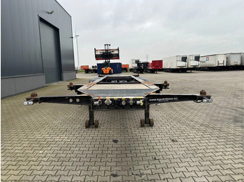 Контейнеровоз/ Сменна каросерия полуремарке Burg 20FT ADR (EX/II, EX/III, FL, AT) Chassis, Empty weight : 3.690kg, SAF INTRADISC, 2x Liftaxle, NL-chassis: снимка 5