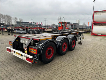 Контейнеровоз/ Сменна каросерия полуремарке Burg 20FT ADR (EX/II, EX/III, FL, AT) Chassis, Empty weight : 3.690kg, SAF INTRADISC, 2x Liftaxle, NL-chassis: снимка 3