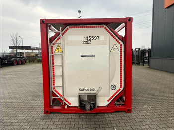 Танк контейнер За превоз на гориво SINGAMAS 20FT ISO, 26.000L/1-COMP/3 BAFFELS/3 manholes, 5Y: 08-2027, L4BN, T11: снимка 5