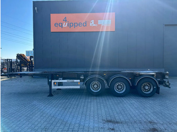 Контейнеровоз/ Сменна каросерия полуремарке Van Hool 20FT/30FT, ADR (EX/II, EX/III, FL, OX, AT), SAF, drum, liftaxle, NL-Chassis: снимка 2