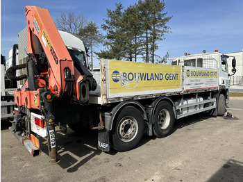 Бордови камион, Камион с кран DAF CF 85.460 6x2 LIFT+LENK ACHSE  + KRAN PALFINGER PK 18500 (3x) + RADIO + ROTATOR - EURO 5 - AS TRONIC - BE TRUCK: снимка 5
