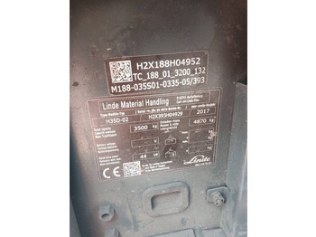 Дизелов мотокар Linde H35D: снимка 3