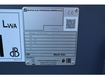 Електрогенератор Atlas Copco QAS 40 ST3 Valid inspection, *Guarantee! Diesel, 4: снимка 3