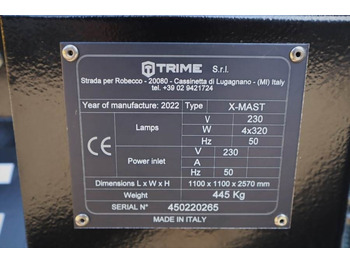 Осветителна кула Trime X-Mast 4 × 320W Valid Inspection, *Guarantee: снимка 4