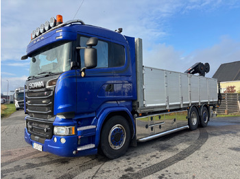 Камион с кран SCANIA R 520