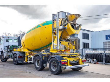 Полуремарке бетон миксер Cifa BETON MIXER/MALAXEUR/MISCHER-12M3- STEERING AXLE: снимка 4