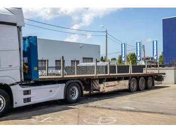 Бордово полуремарке/ Платформа KRONE SD