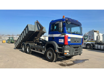 Мултилифт с кука камион MAN TGA 26.460 (WITH CONTAINER / BELGIAN TRUCK / PERFECT / 6X4 / MANUAL GEARBOX / BOITE MANUELLE): снимка 3