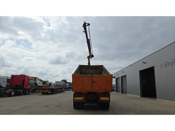 Самосвал камион, Камион с кран Renault G 300 Manager (POMPE MANUELLE / GRUE COPMA 90.2 / LAMES / 6X4 / GRAND PONT): снимка 5