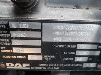 Двигател за Камион DAF XE315C 430 E3   DAF XF 95: снимка 4