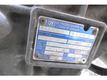 Скоростна кутия за Камион MAN ZF 16S2220TD   MAN: снимка 3